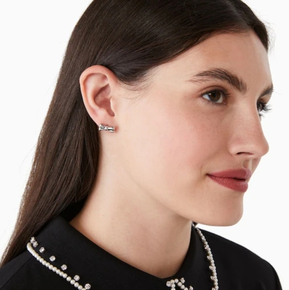 Kate Spade Double Bow Earrings - Picture 3 of 11